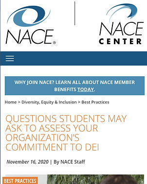 DE&I Questions from Students